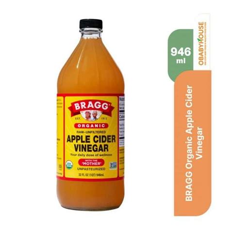 Bragg Organic Apple Cider Vinegar Cuka Apel Acv Ml Obabyhouse