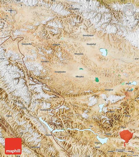 Nepal Ladakh Area Map