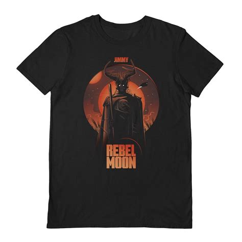 rebel moon jimmy black  shirt merchoid australia