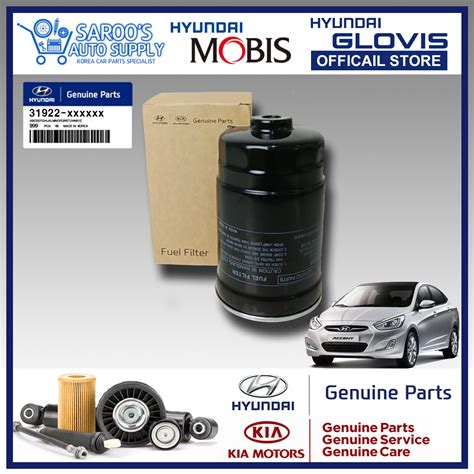 Genuine Fuel Filter For Hyundai Accent 2011 2018 Crdi Original