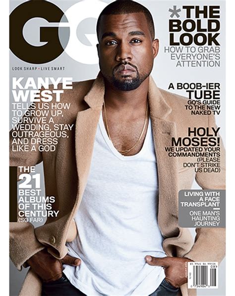 Kanye West S August Gq Cover Is Here Gq