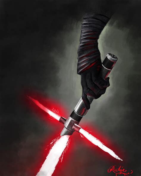 Kylo Rens Lightsaber By Richiemontez On Deviantart