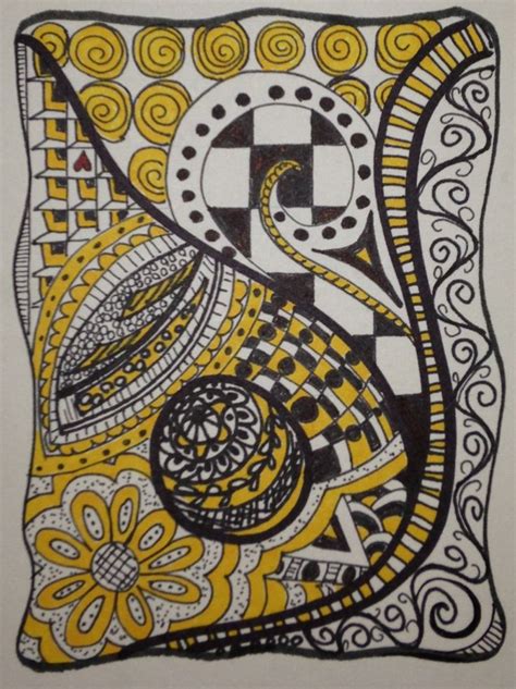 Pin By Jeannie Phillips On My Doodle Art Watercolor Zen Tangle