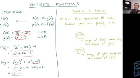 Live Lesson As Pure Mathematics P1 Composite And Inverse Functions