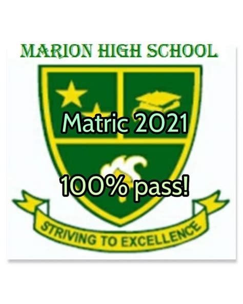 100 Matric Pass Marion High School