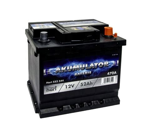 Akumulator Hart 12V 52Ah 470A P 553544 553 544 za 269 zł z Kraków