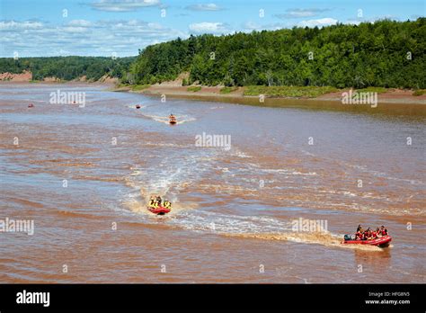 Tidal Bore Rafting Shubenacadie River Maitland Nova Scotia Canada