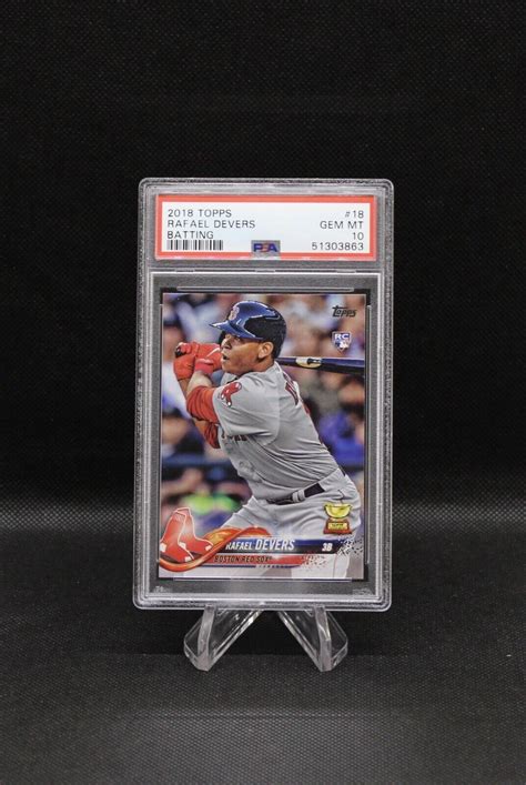 2018 Topps Rafael Devers 18 RC ROOKIE PSA 10 GEM MT EBay