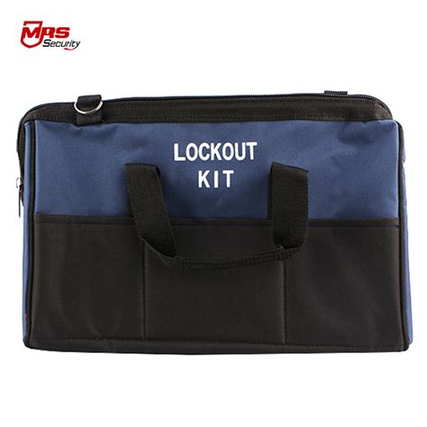 portable lock bag polyester fabric safety lockout tagout bag safe lock