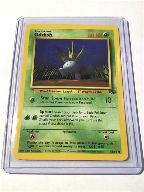 X Oddish Jungle Set Common Pokemon Cards Unlimited