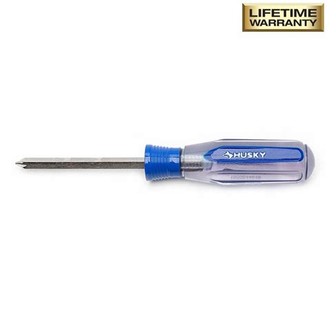 Husky 1 X 3 In Square Shaft Standard Phillips Screwdriver H1x3phsd The Home Depot