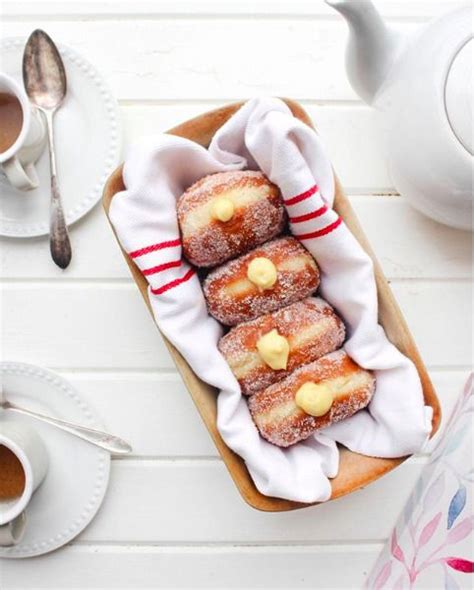 Lavender Vanilla Cream Brioche Doughnuts By 27th And Olive Quick