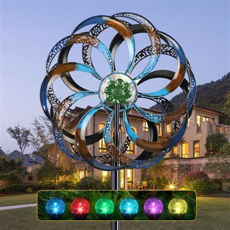 Yunjackeydz Wind Spinners Outdoor Wind Spinners For Yard And Garden