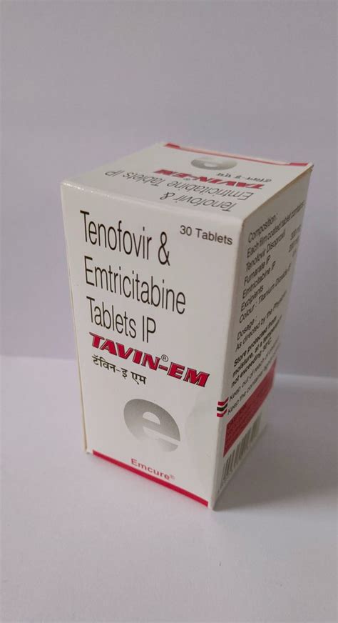 Tavin Em Tenofovir And Emtricitabine Tablet Tablets Prescription