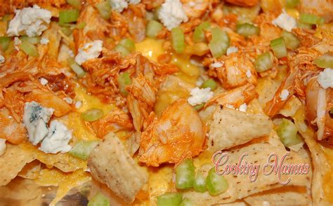 Buffalo Chicken Nachos | Cooking Mamas