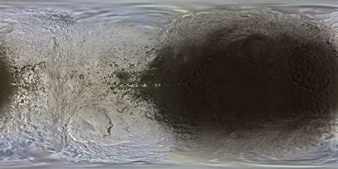 This Set Of Global Color Mosaics Of Saturn S Moon Iapetus Was Produced