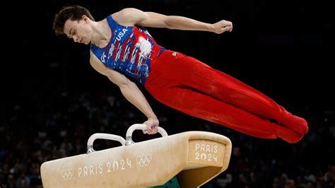 US gymnast Stephen Nedoroscik goes viral as 'pommel horse guy' at Paris ...