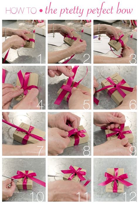 How To Tie A Bow With Ribbon On A Box