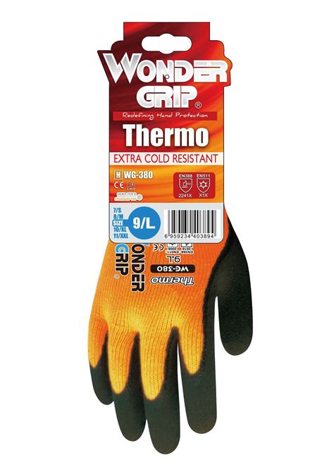 Wonder Grip® WG-380 Thermo Gloves | W Burton and Sons | Timber Merchants