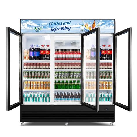 The middle door's glass is broken. It's factory sealed