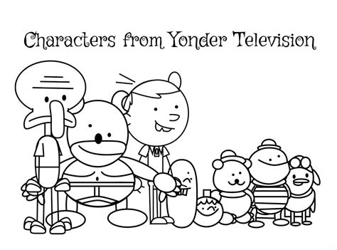 Characters from Yonder Television by Looney-Goober2006 on DeviantArt