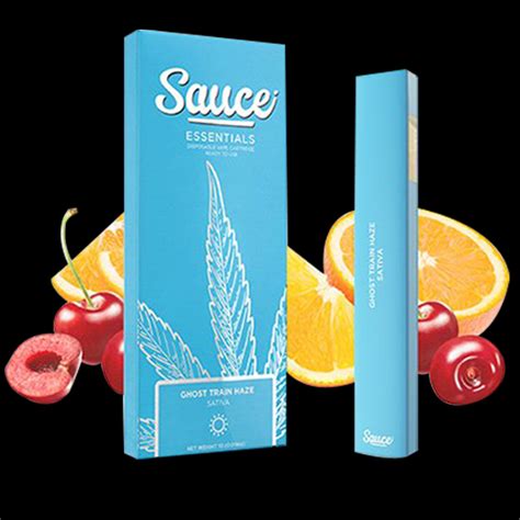 SAUCE DISPOSABLE 1 GRAM GHOST TRAIN HAZE Live Resin Luxury