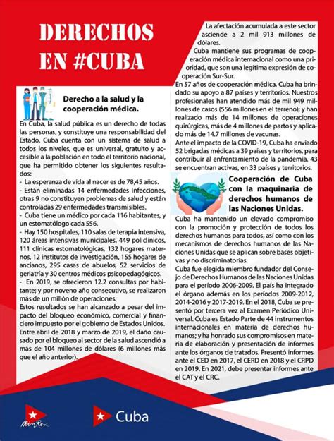 Candidatura De Cuba Al Consejo De Derechos Humanos Con Voz Propia