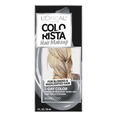 Loreal Colorista One Day Hair Dye Temporary Wash Out Party 700 Gray Ebay