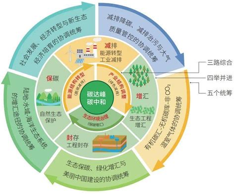 图 6 实现“双碳”目标的潜在技术路径和措施