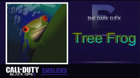 Black Ops 2 Emblem Tree Frog Youtube