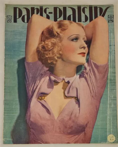 PARIS PLAISIRS 153 1935 Photos Pin Up Nude Magazine Vintage French EUR