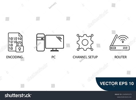 Voice Over Ip Icons Symbol Vector Stock Vector Royalty Free