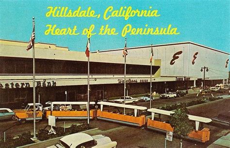 Hillsdale Mall San Mateo Shopping Tram San Carlos California San