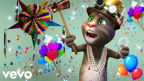 Rompe la piñata cancion de cumpleaños infantiles gato tom YouTube