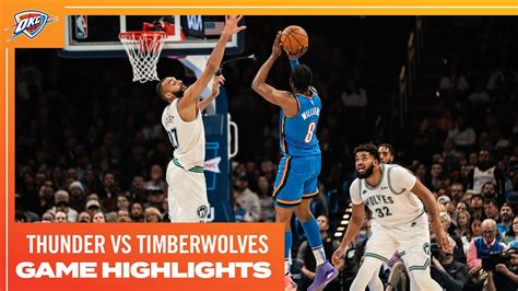 Timberwolves Vs Thunder A Highstakes Rivalry Across A Turbulent Moment In Minnesota