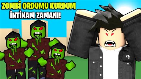 Roblox Da Zombi Ordusu Kurdum YouTube