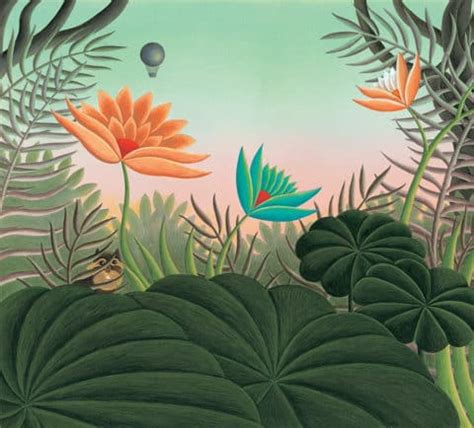 Henri Rousseau Jungle Art | Rousseau Style Illustration