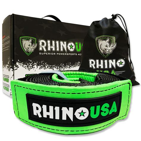 Buy Rhino USA Recovery Tow Strap 3 X 20 Lab Tested 31 518lb Break