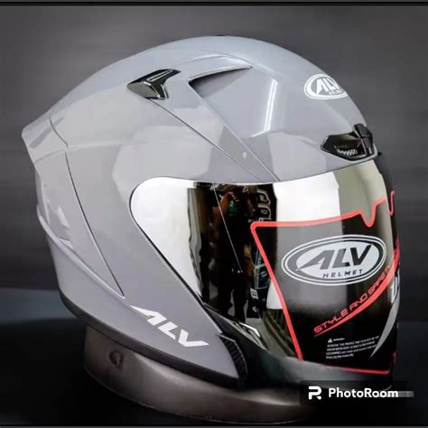 Jual Helm Alv Ultron Paket Ganteng Original Solid Terbaru Visor