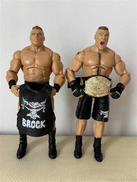 Wwe Elite Basic Here Comes The Pain Brock Lesnar Wwf Hobbies Toys