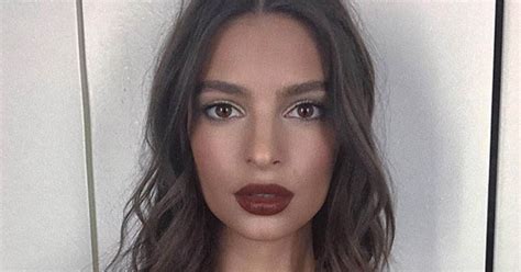 Emily Ratajkowski defies gravity as she exposes every inch of body