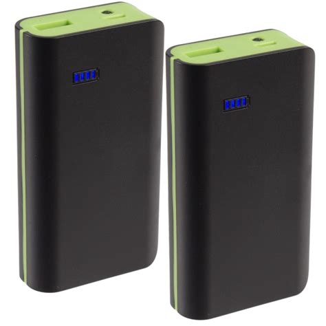 Morningsave 2 Pack Neo Style 6000 Mah Portable Power Banks