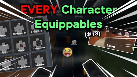 Playing With All The Character Equippables In Roblox Evade 78 Youtube