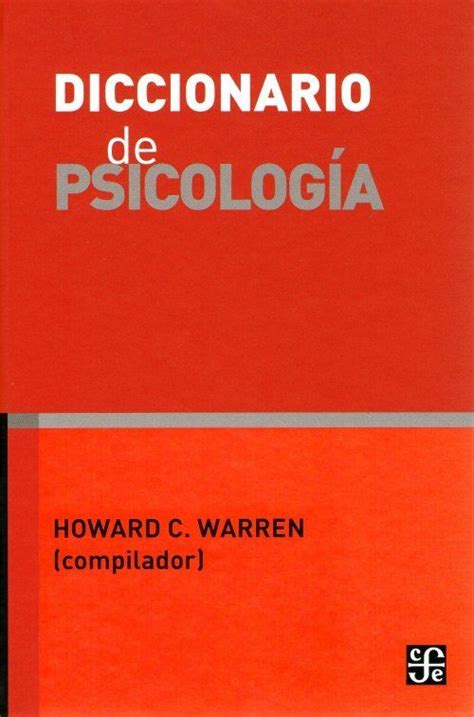 Diccionarios De Psicología Psicorevista