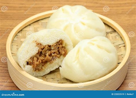 Steamed Meat Bun Royalty Free Stock Images Image 22022519