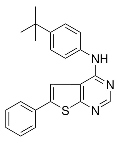 N 4 Tert Butylphenyl 6 Phenylthieno23 Dpyrimidin 4 Amine