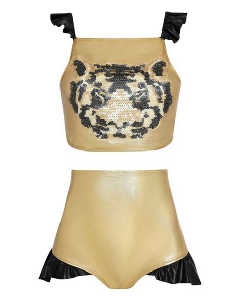 Brigitte Bardot Carnaval Festival Bikini Set In Metallic Lyst UK
