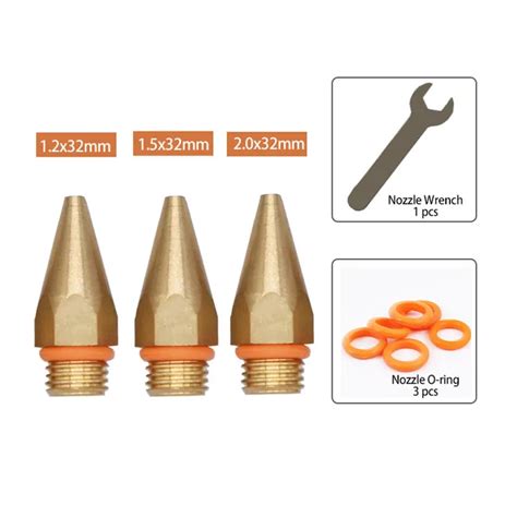 Hot Melt Glue Gun Copper Nozzle Large And Small Diameter Nozzle X Mm X Mm Mm With
