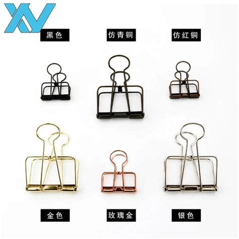 Different Sizes Steel Wire Metal Clips Assorted Colors Wire Binding ...