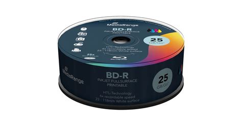 MediaRange MR515 Disco Blu Ray Lectura Escritura BD BD R 25 GB 25